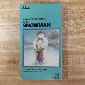 The Snowman 1982 VHS Raymond Briggs Cult Classic British Christmas Animation  VG